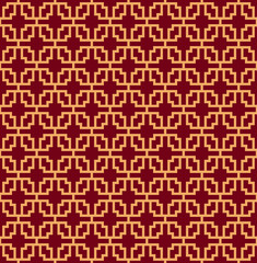 Vector seamless pattern. Modern stylish texture. Geometric striped ornament. luxury linear pattern