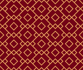 Vector seamless pattern. Modern stylish texture. Geometric striped ornament. luxury linear pattern