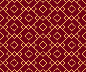 Vector seamless pattern. Modern stylish texture. Geometric striped ornament. luxury linear pattern
