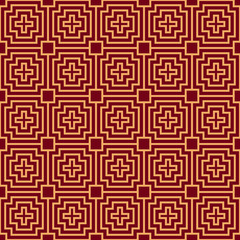 Vector seamless pattern. Modern stylish texture. Geometric striped ornament. luxury linear pattern