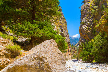 Samaria Gorge. Crete, Greece