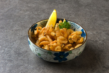 koebi karaage japanese deep fried small shrimp