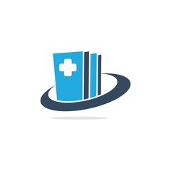 book file data health logo