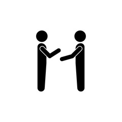 relation of two people icon. Element of conversation icon for mobile concept and web apps. Isolated relation of two people icon can be used for web and mobile