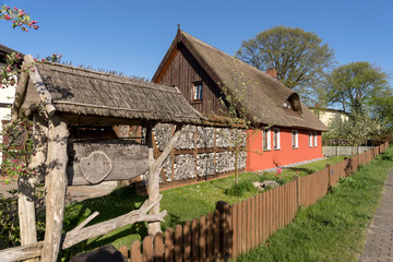 Fototapeta na wymiar Traditionelles Haus auf der Insel Usedom