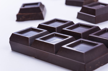 Broken chocolate bar