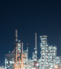 Fototapeta na wymiar Oil refinery industry plant