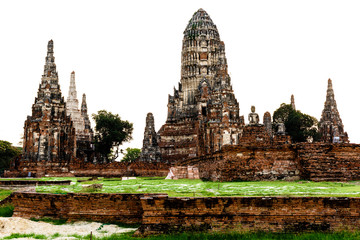Fototapeta premium Ayutthaya is one of the most beautiful temples in the world.