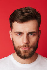 Obraz premium Handsome serious young man