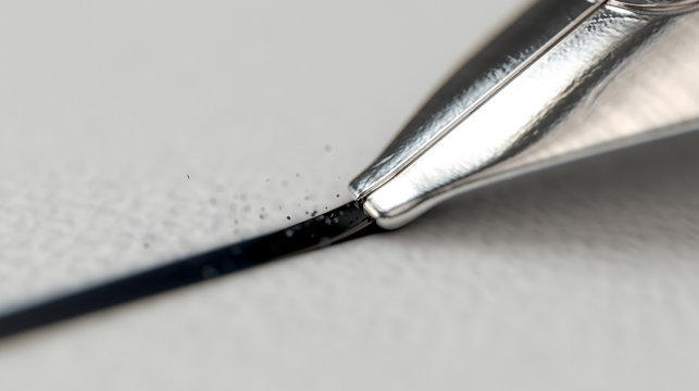 Fountain Pen Drawing Line