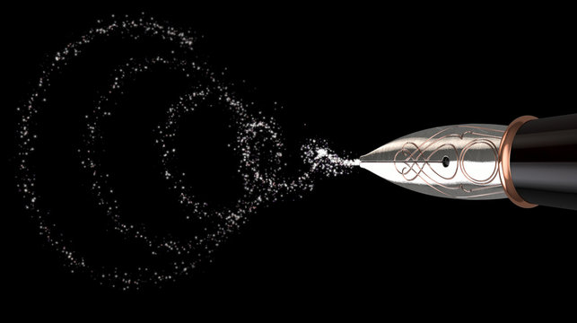 Fountain Pen Drawing Line