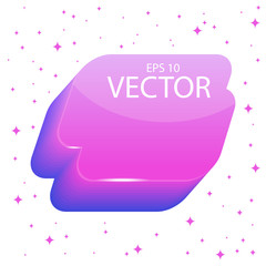 Modern banner vector template. Summer frame