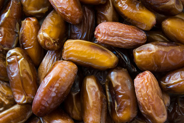 dates food background.Top view