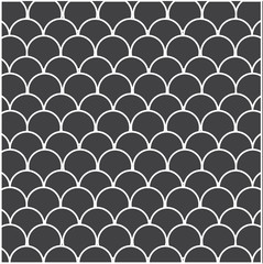 Seamless abstract wave pattern modern stylish vector