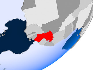 Fototapeta premium Map of Guinea