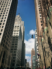 Fototapeta na wymiar Downtown Detroit buildings