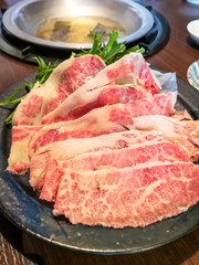 Okinawa style local beef dish in Naha