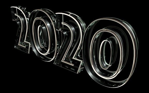 2020 glass 3d rendering