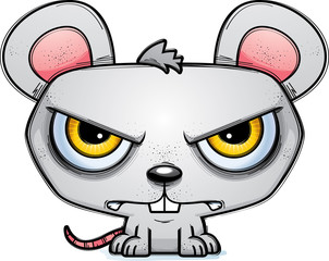 Mad Little Cartoon Mouse