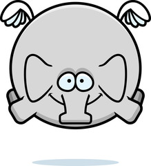 Flying Cartoon Elephant