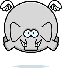 Flying Cartoon Elephant