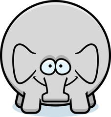 Happy Cartoon Elephant