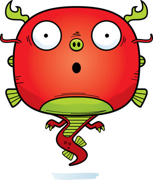 recommend clip art: Surprised Cartoon Chinese Dragon