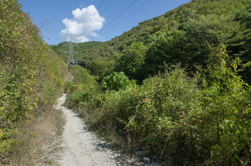 Mamed gorge on the Black Sea coast of Russia