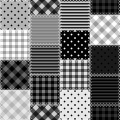 patchwork background with different patterns