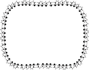 people vector border