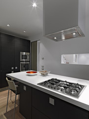 internal shots of a modern kitchen