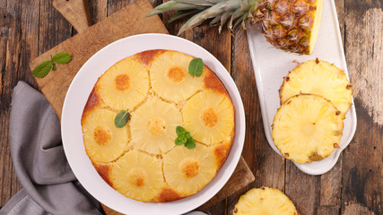 homemade pineapple cake