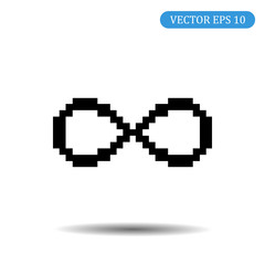 Infinite icon. Vector illustration eps 10