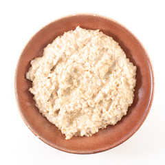 natural porridge above