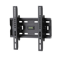 bracket for TV on a white background, isolated. with horizon level tools.