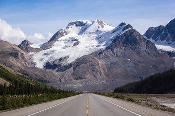 Icefields Parkway in Jasper National Park, Canada