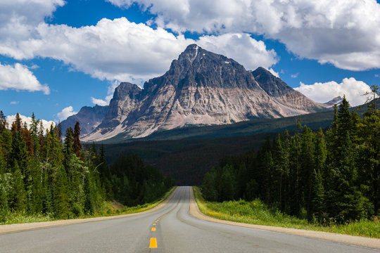 Mount Fitzwilliam in Jasper National Park, British Columbia, Canada