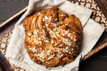Sweet maple syrup bread