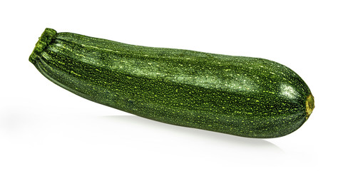zucchini isolated on white background