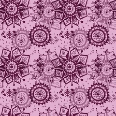 Boho style graphic elements. Beautiful hand drawn illustration.