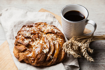 Sweet maple syrup bread