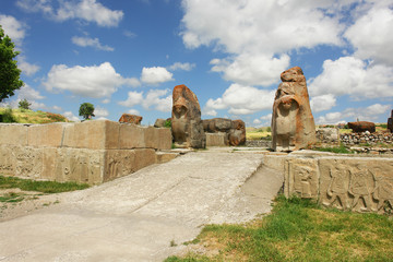 Alacahöyük -  the site of Hittite settlement  situated in Alaca, Çorum Province, Turkey
