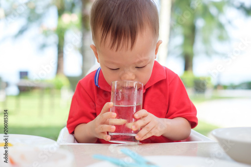 Cute Little Asian 18 Months 1 Year Old Toddler Boy Child