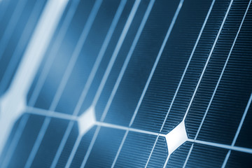Clean energy concept, solar panel detail