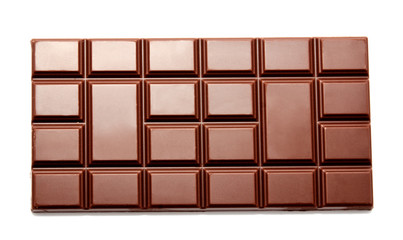 Dark milk whole chocolate bars stack isolated