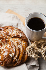 Sweet maple syrup bread