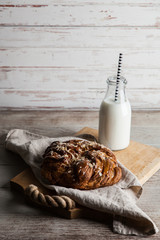 Sweet maple syrup bread