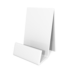 flyer, brochure, booklet,business cards holder . 3d illustration