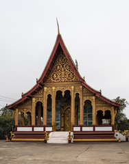 Fototapeta na wymiar Laos - Luang Prabang - Wat Manorom