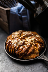 Sweet maple syrup bread